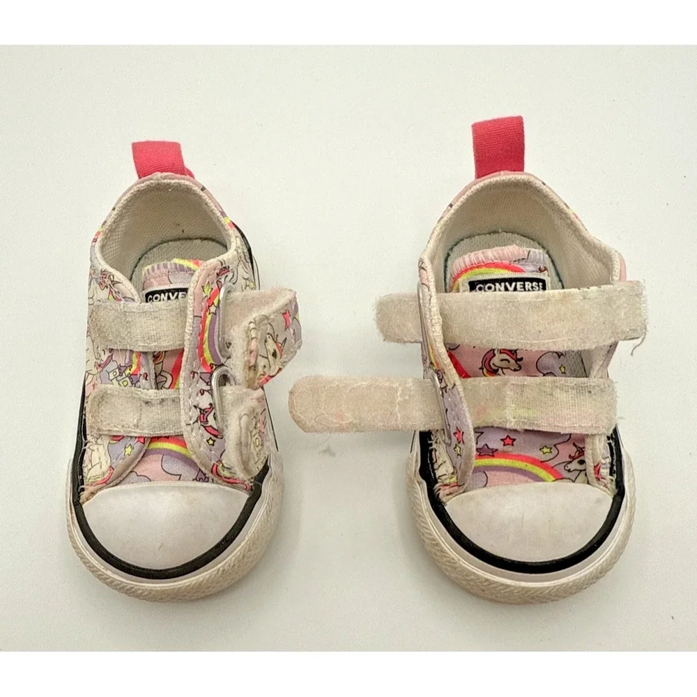 Converse All Star Unicorn Shoes With Loop Straps -‎ Size 2 Infant/Toddler
